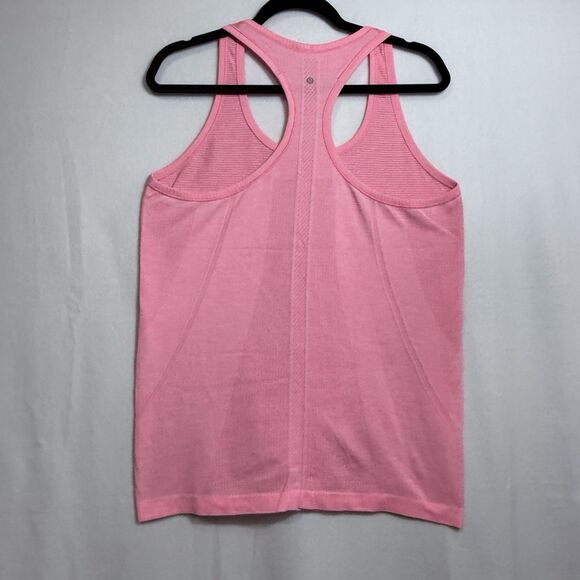 Lululemon Swiftly Tech Racerback Heathered Flash Light Tank Top Size 12 W1960S - Picture 2 of 11